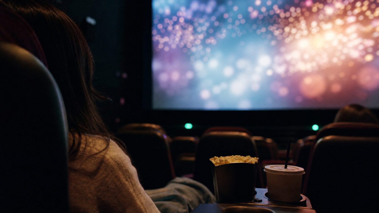 映画館で楽しむポップコーンとドリンク